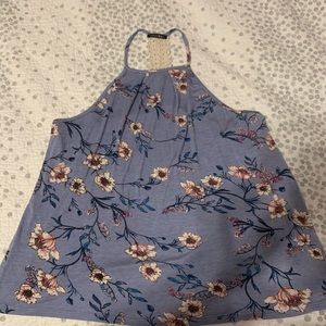 Flower Printed Tank Top